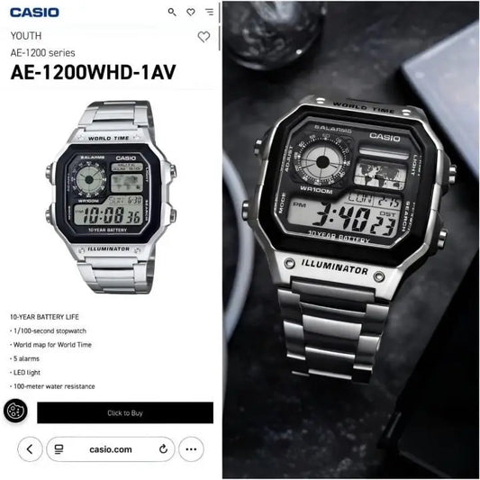 Aurevon.. World Time AE-1200WHD-1AV