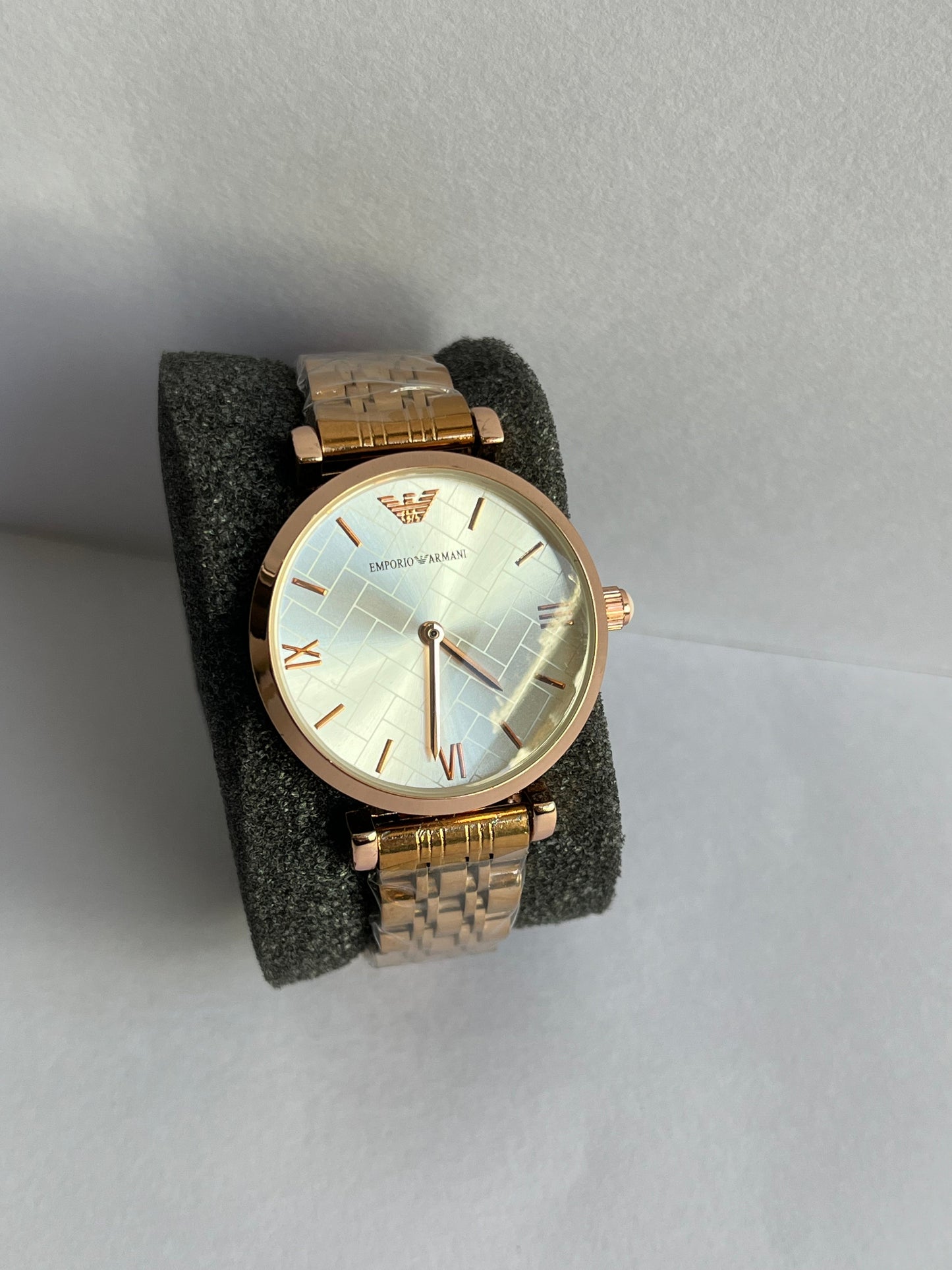 Aurevon Luxury Gold Dial Stainless Steel Watch for Women